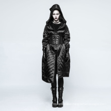 OPY-236 PUNK RAVE black coat black gothic waistcoat black overcoat